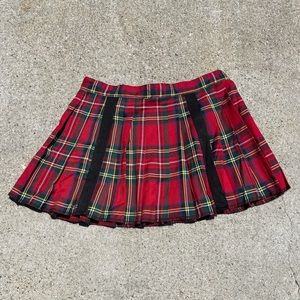 Native Rose Plaid Charlie School Girl Skirt size 8